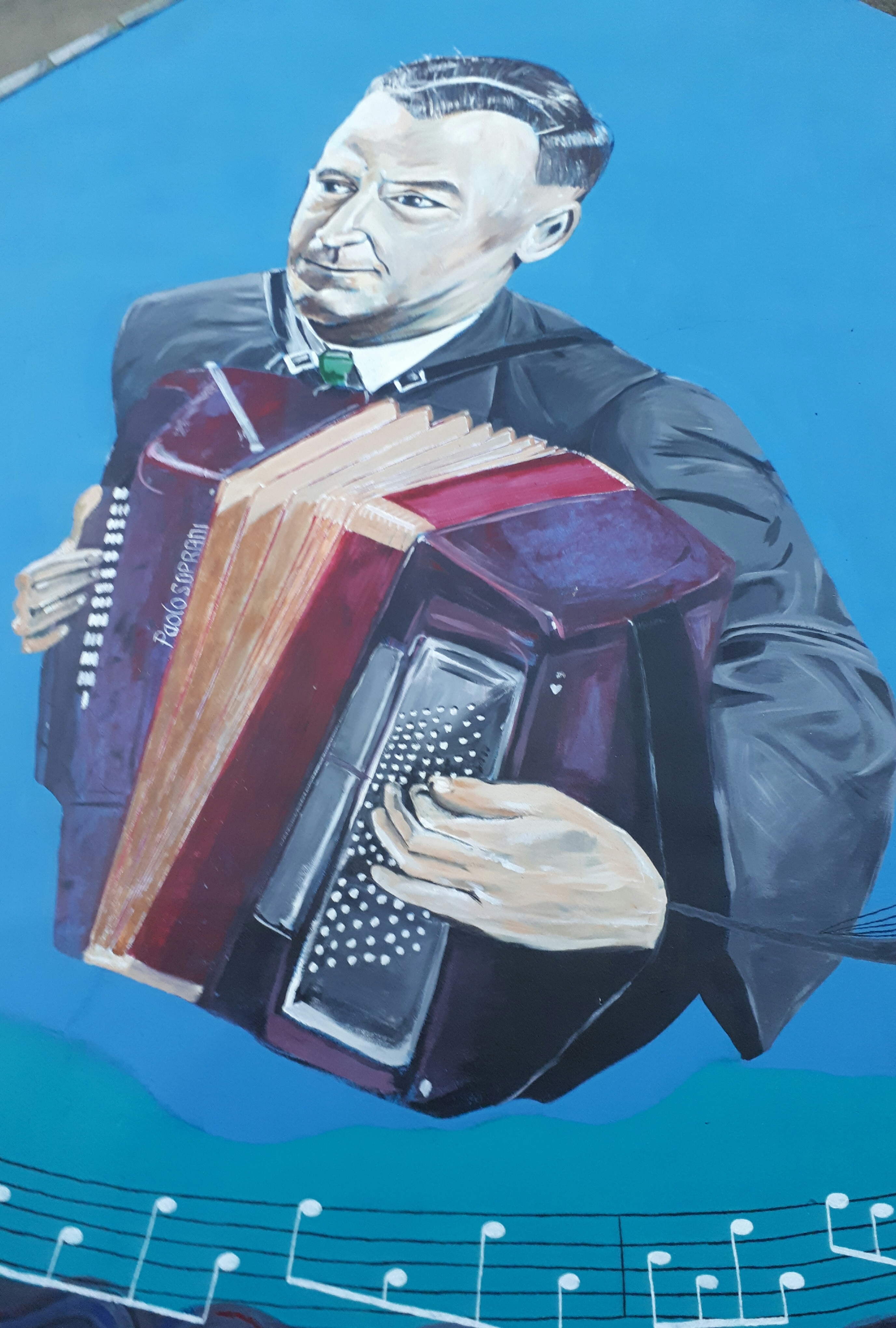 Read more about the article Mural at Faythe honours musician George Ross