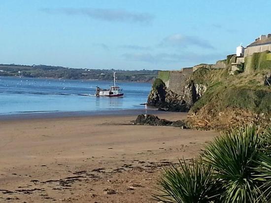 You are currently viewing ‘NO SWIMMING’ notice at Duncannon Beach