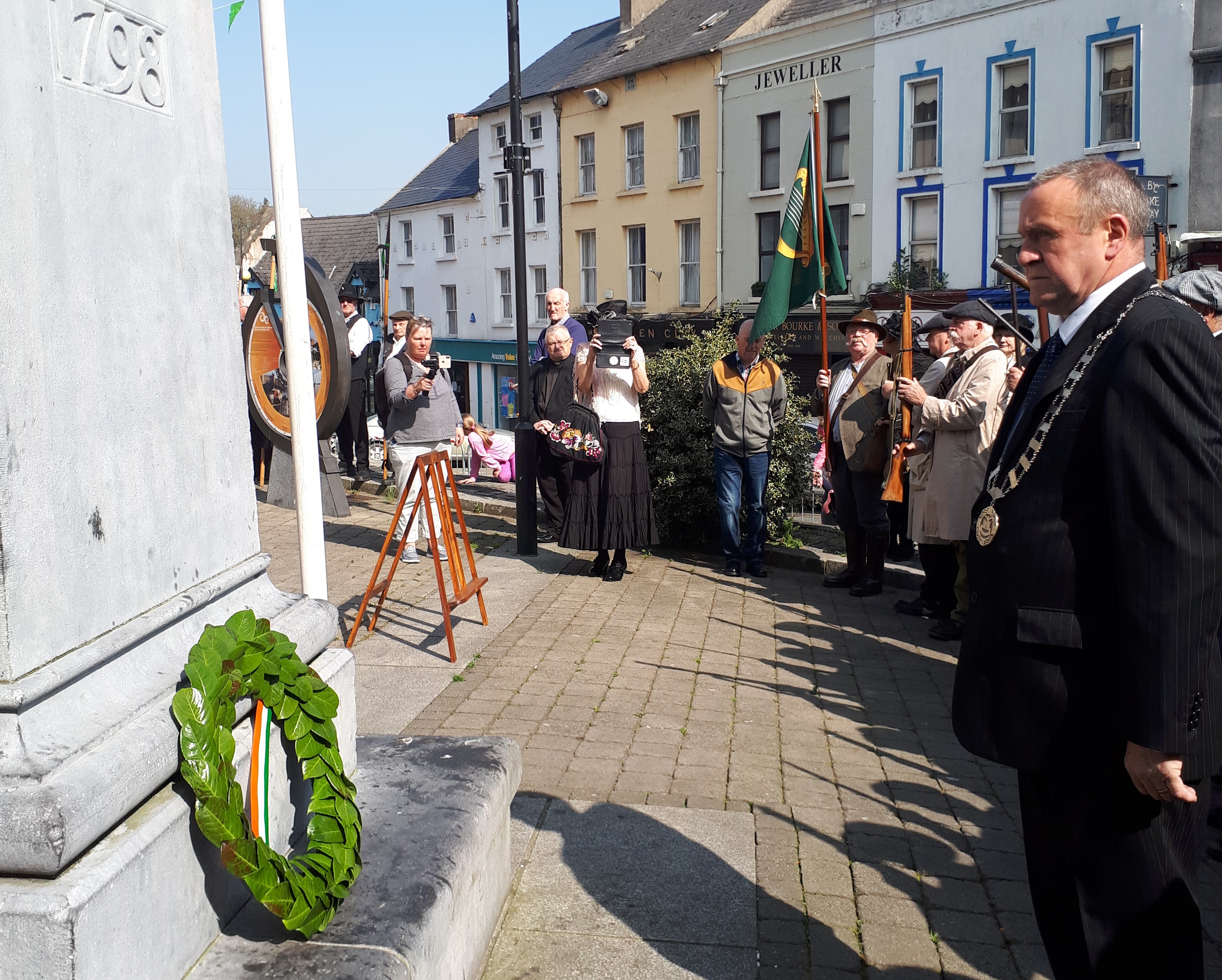 Read more about the article Easter 1916 ceremonies held at Enniscorthy