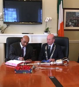 Read more about the article Civic reception for India Ambassador in New Ross