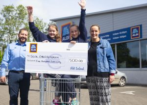 Read more about the article Enniscorthy school receives €500 from Aldi Wexford