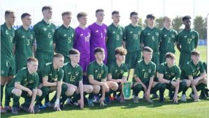 Read more about the article Shay between the posts for Irish U-15’s