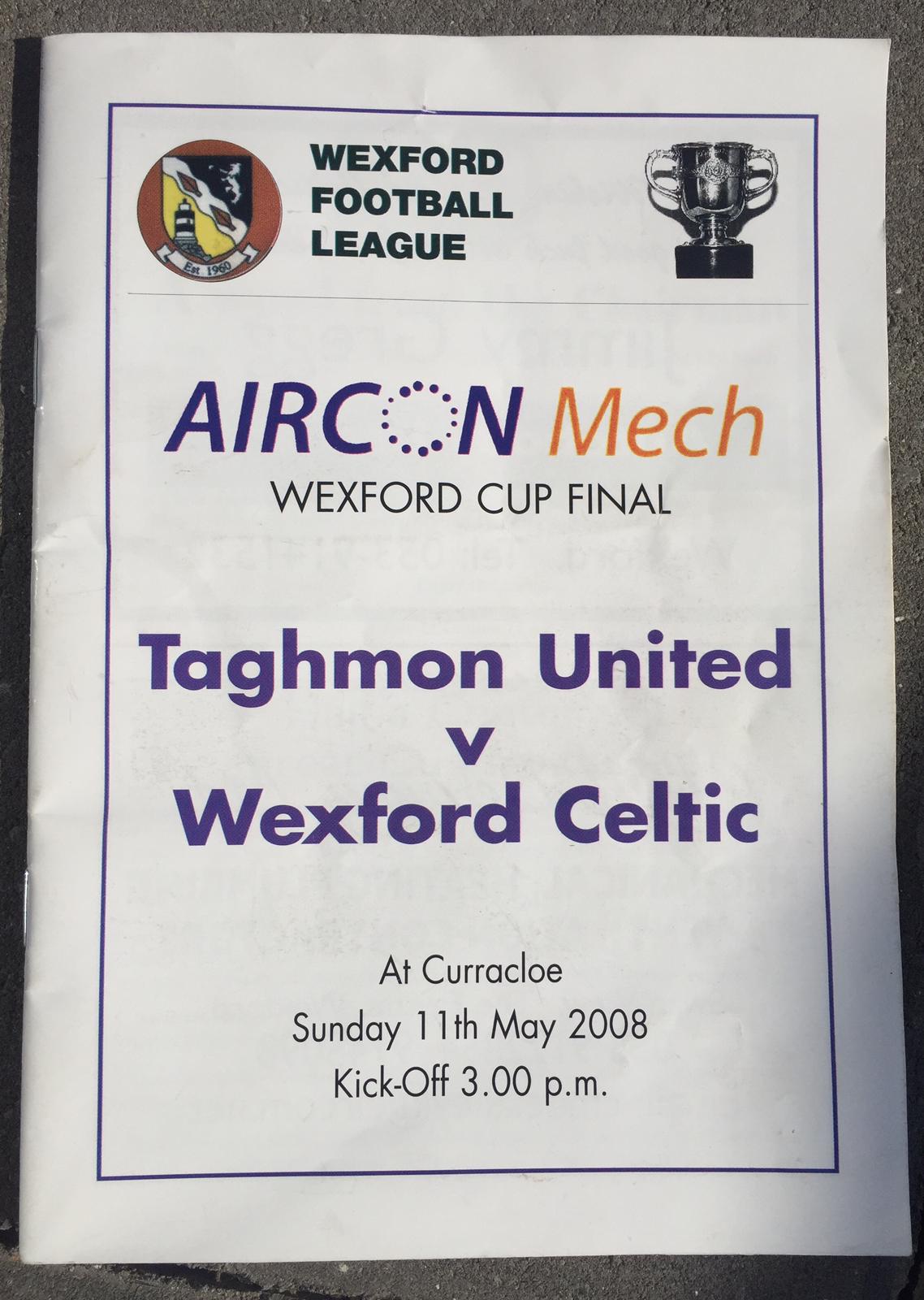 Read more about the article 2008 Cup Final Highlights-Taghmon v Wexford Celtic