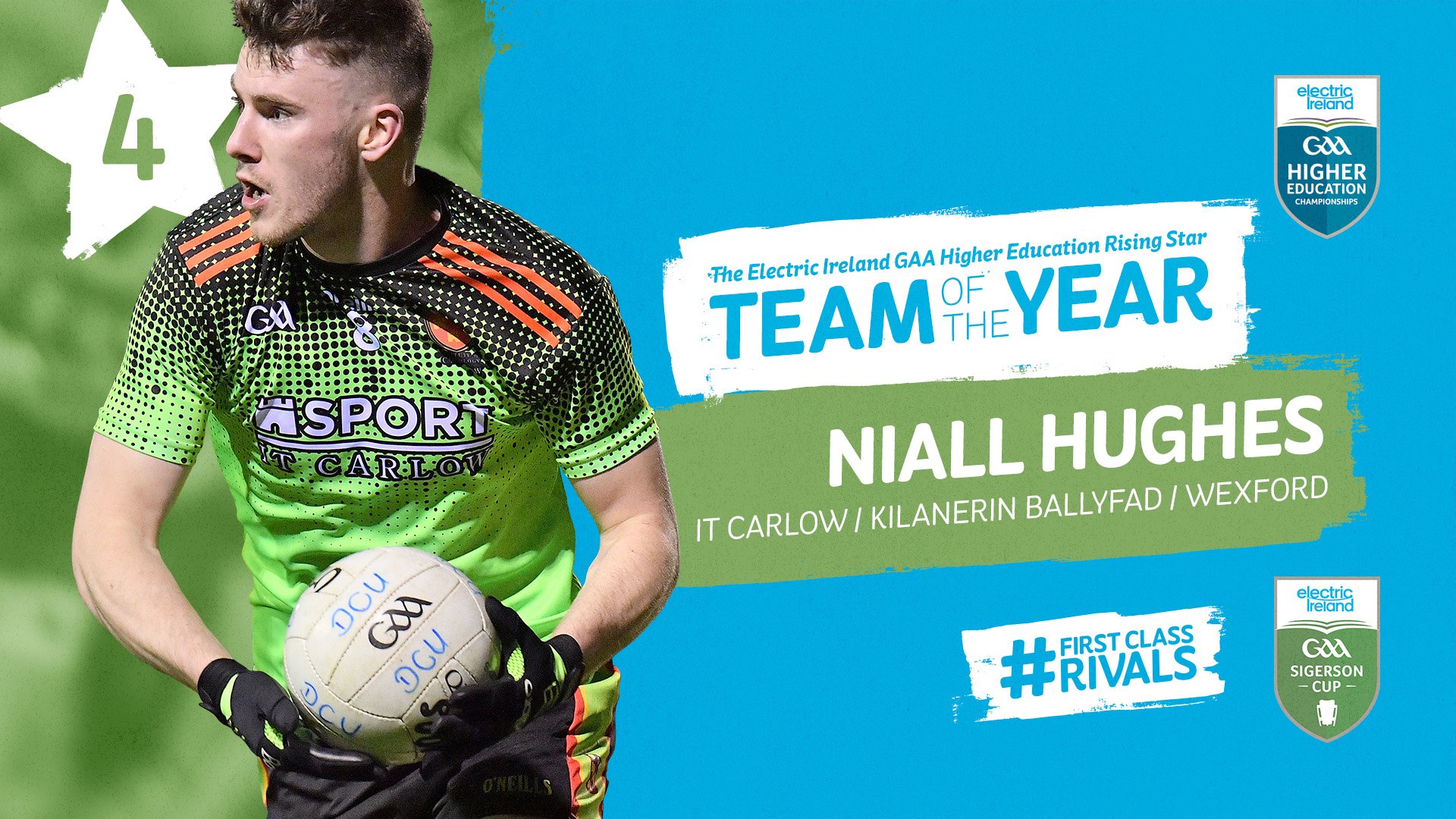 Read more about the article Hughes selected on Sigerson Cup team of the year