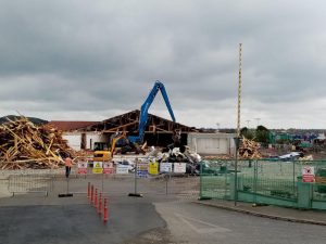 Read more about the article Demolition well underway at Lidl Enniscorthy